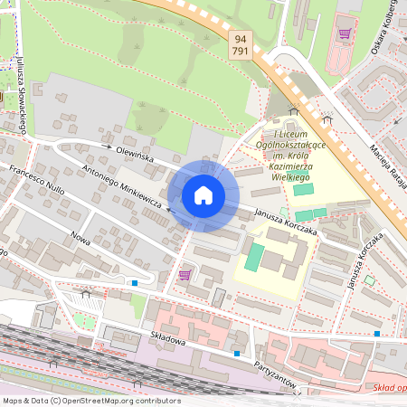 ul. Polna, Olkusz, Olkusz, olkuski, małopolskie