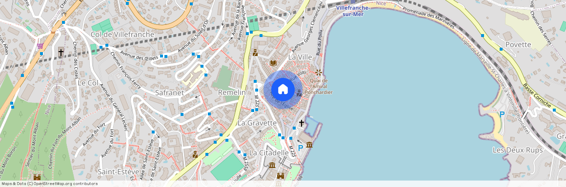 Villefranche-Sur-Mer Moyenne Corniche