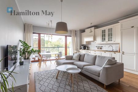 Apartament z dużym tarasem i pięknym widokiem na park na Sadybie - Photo 3