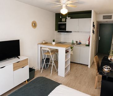 Studio meublé- 19 m² - Quartier Gares, - Photo 2