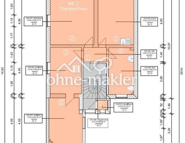 Erstbezug nach Sanierung – helle 3-Zimmer-Wohnung mit Stil in Worms - Foto 1