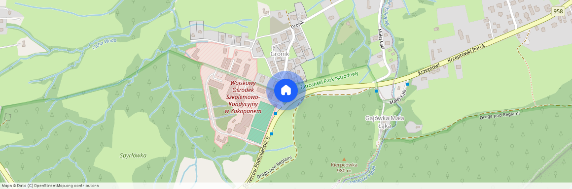 ul. Gronik, Kościelisko, Kościelisko, tatrzański, małopolskie