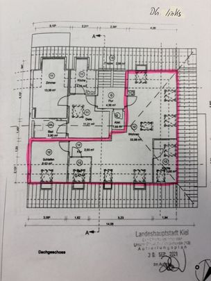 2-Zimmer Dachgeschosswohnung mit Blick auf den Kleinen Kiel | Lütt Immobilien Kiel - Photo 1
