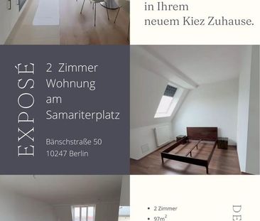 2-Zimmer-Dachgeschosswohnung großer Terrasse am Samariterplatz - Foto 1