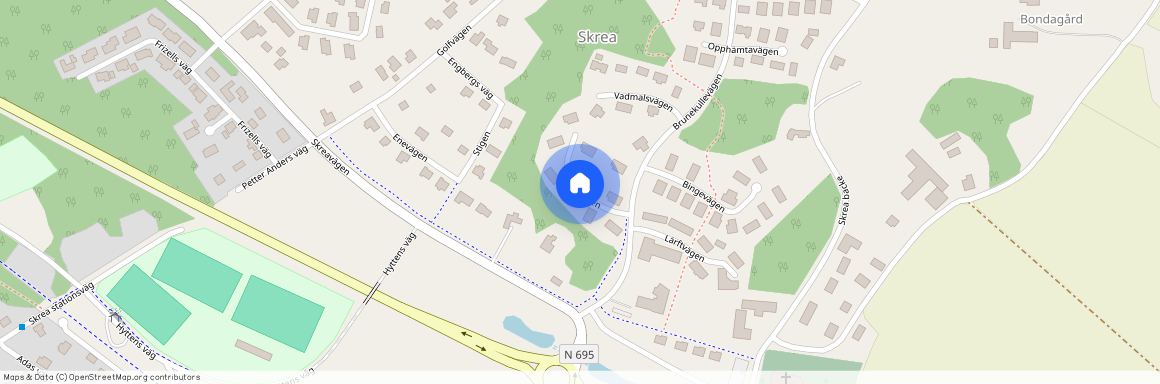 Klädesvägen, Falkenberg