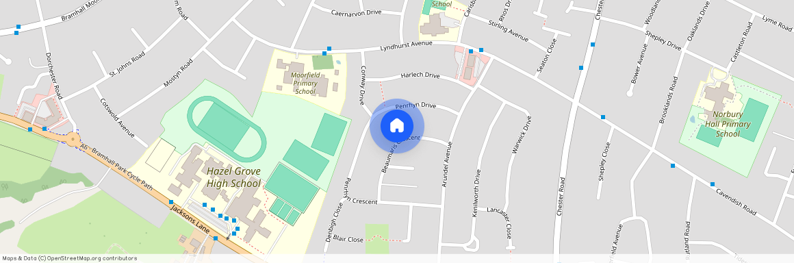 Beaumaris Crescent, Hazel Grove, Stockport, Greater Manchester, SK7