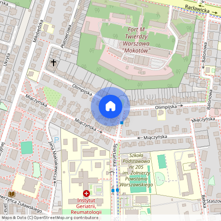 ul. Olimpijska, Wyględów, Mokotów, Warszawa, mazowieckie