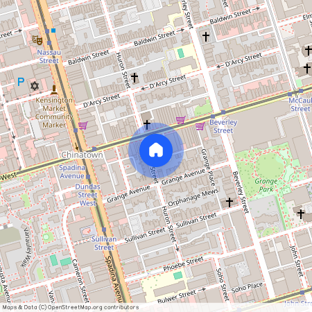 55 Huron Street Unit# Upper, Toronto