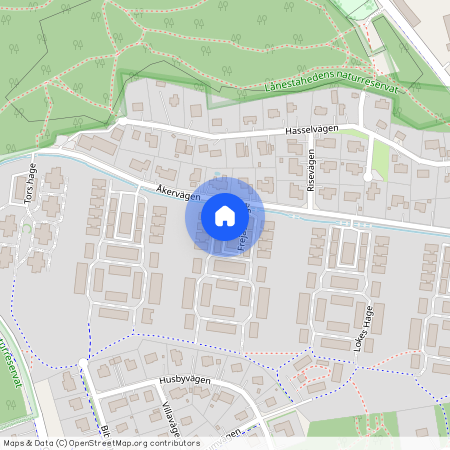 Frejas hage, Vagnhärad