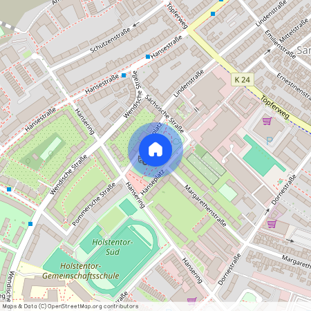 Hanseplatz, 23558, Hanseplatz    Lübeck  Sankt Lorenz Süd