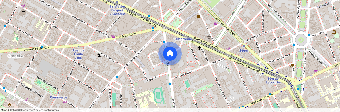 Appartement à louer rue Carrier Belleuse, Paris 15ème