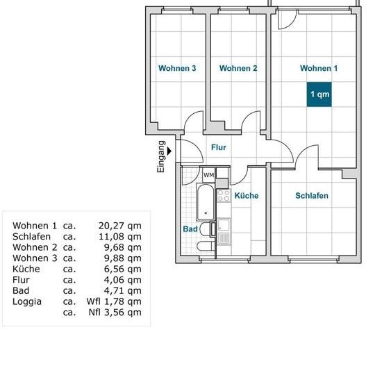 Willkommen in eurem neuen Zuhause! Bezugsfertige 4 Zimmerwohnung - Photo 1