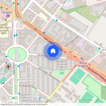 Via Vittorio Barzoni, Włochy, Milan