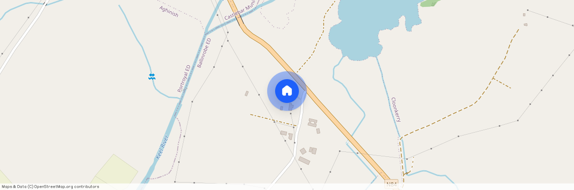 Keel River Lodge, Knocknakillew, Ballinrobe, County Mayo