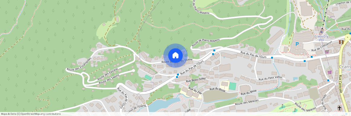 Route du Pont du Diable, Crans-Montana