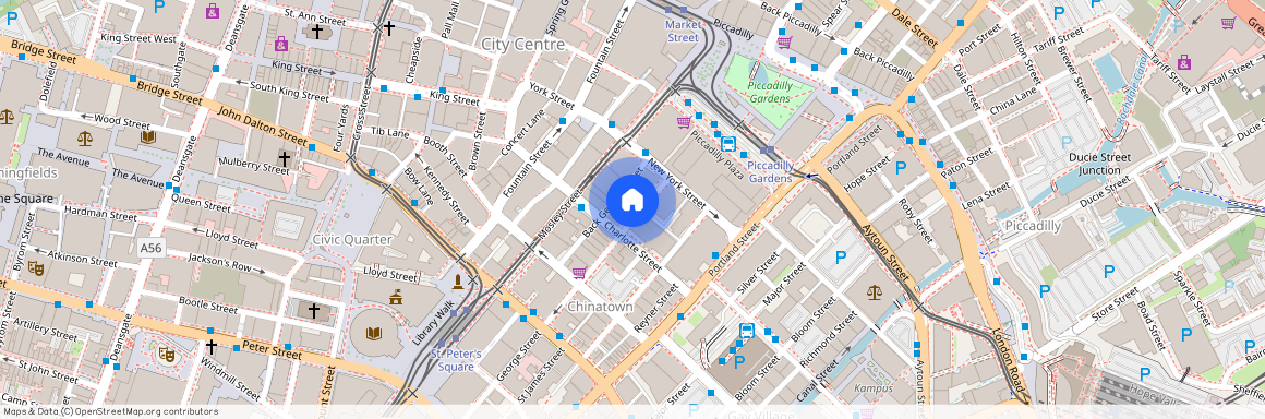 at Manchester, 504 Manhattan 34, George Street M1