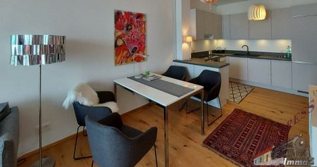 Herrlicher Blick über Wien! - Moderne, komplett eingerichtete 2-Zimmer Wohnung im Triiiple Tower mit großer Terrasse (9m²) wartet! - Photo 4
