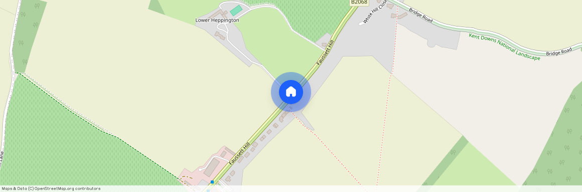 Hillside Cottages, Faussett Hill, Street End