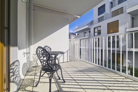 2-Zimmer Neubau-Erstbezug mit Balkon in Hofruhelage - hochwertige Vollausstattung - Photo 2