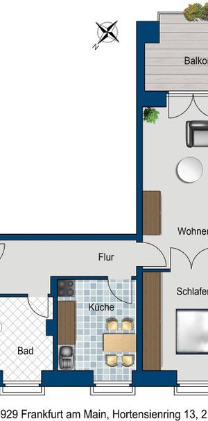 Hortensienring 13, 65929 Frankfurt am Main OT Unterliederbach - Foto 2