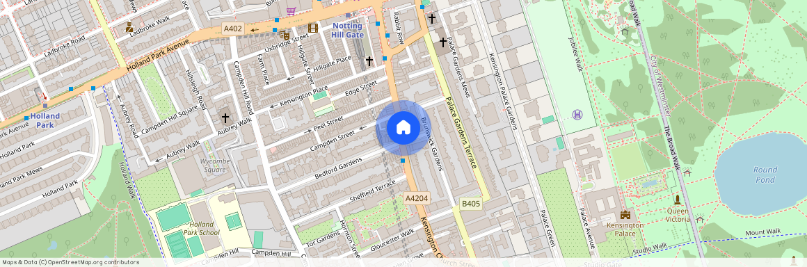 Peel Street, Kensington and Chelsea, London, W8