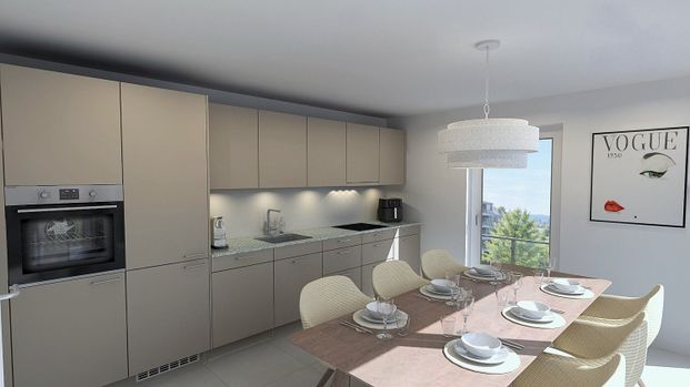 wohnen AN DER MÜHLEGASSE - Minergie-Neubau mit 3.5-Zimmerwohnungen in Boswil - Foto 1