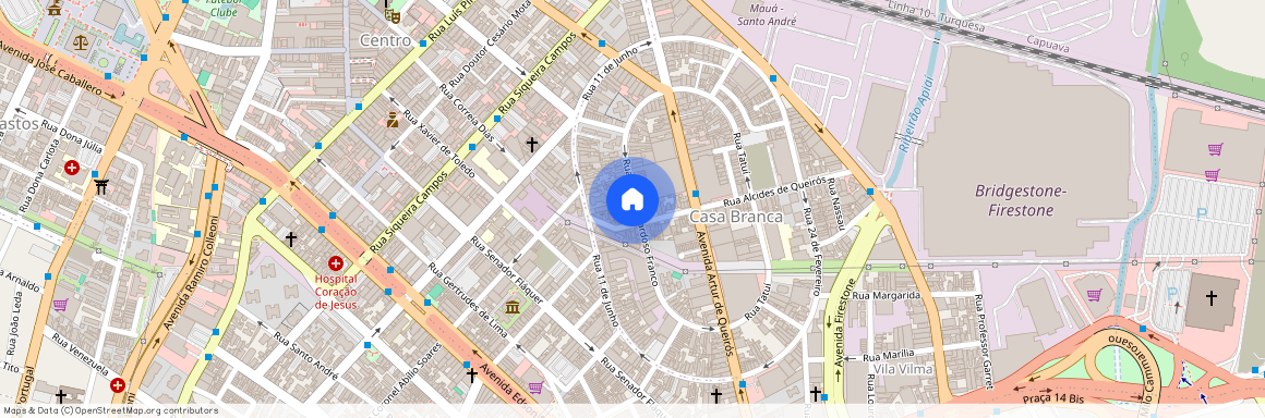 Rua Antonio Cardoso Franco, 250, Santo André, Santo André - SP, 09015-530, Brazil