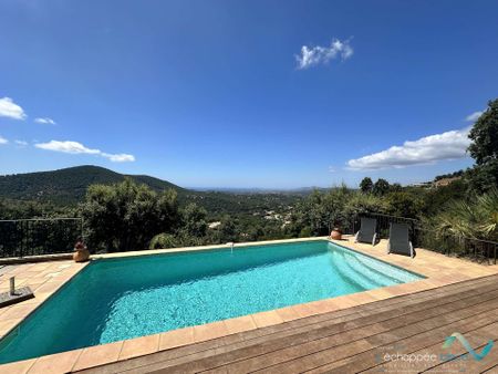 Villa pour 6 personnes avec piscine privée et vue mer à La Londe-Les-Maures - Photo 4