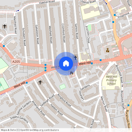 West Hill Road, Putney, South West London, SW18, United Kingdom