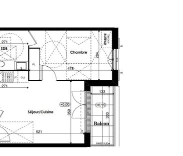 location Appartement T2 DE 40.49m² À PLAISIR - Photo 1