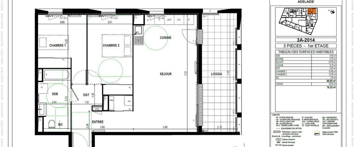 Appartement T3 Bordeaux à louer - Photo 1