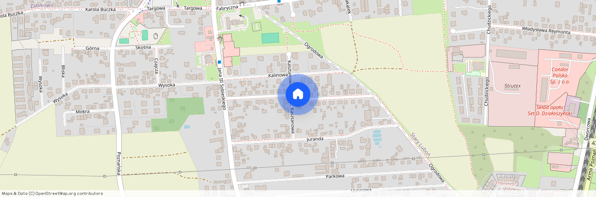 ul. Akacjowa, Luboń, poznański, wielkopolskie