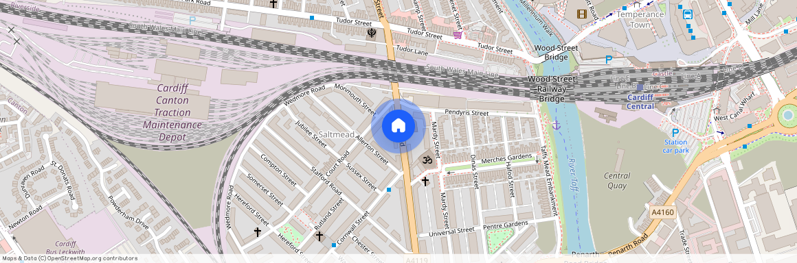 CF11 6RS Grangetown, Wales, Cardiff