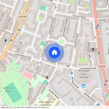 Lansdowne Gardens, Vauxhall, London, SW8