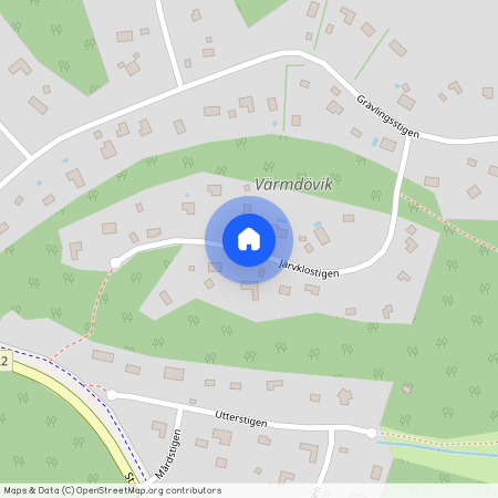 Järvklostigen, Värmdö