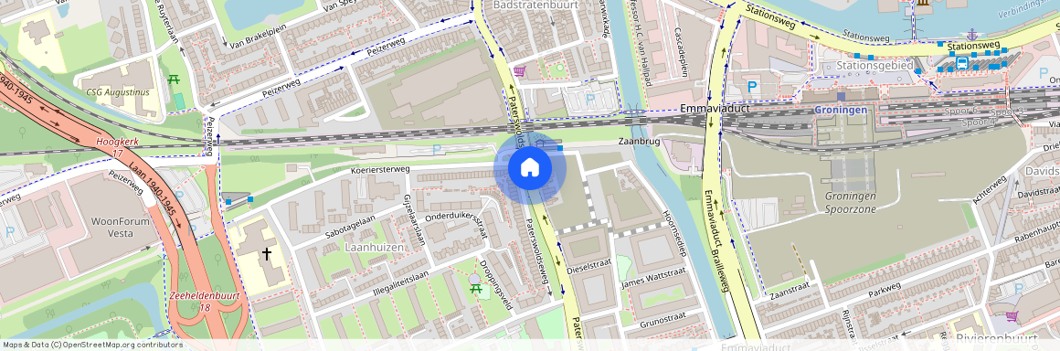 Grunobuurt, 9727 BG, Paterswoldseweg, Groningen