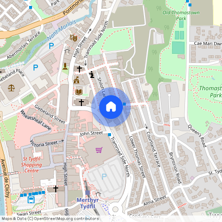 Studio Bedsit Flat, 19 Church Street, Merthyr Tydfil, CF47 0AY