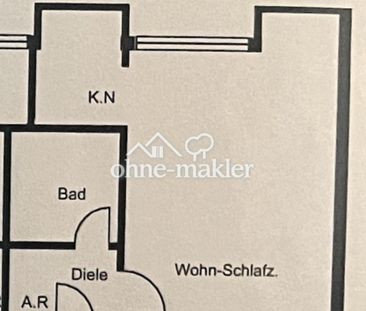 Kernsantiertes Charmantes 1 Zimmer Appartment - Foto 4