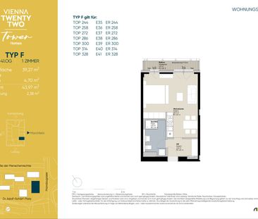 Moderne 1,5-Zi.-Wohnung mit Loggia & Rooftop Wellness - Photo 4