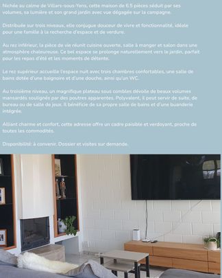 Spacieuse maison familiale de 6.5 pièces avec grand jardin - Photo 1