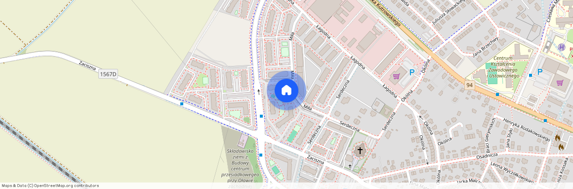 ul. Jarosława Iwaszkiewicza, Oława, oławski, dolnośląskie