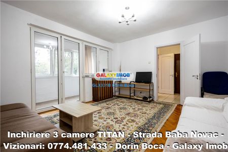 Inchiriere apartament 3 Camere TITAN (Str. Baba Novac) 10 min METROU - Photo 3