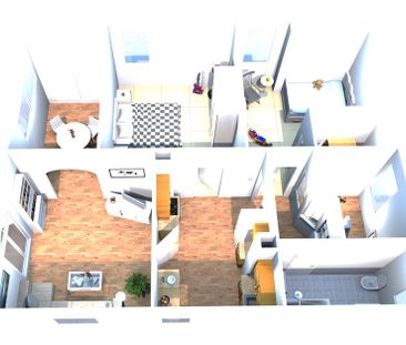 Großzügige Wohnung mit Balkon - Photo 1