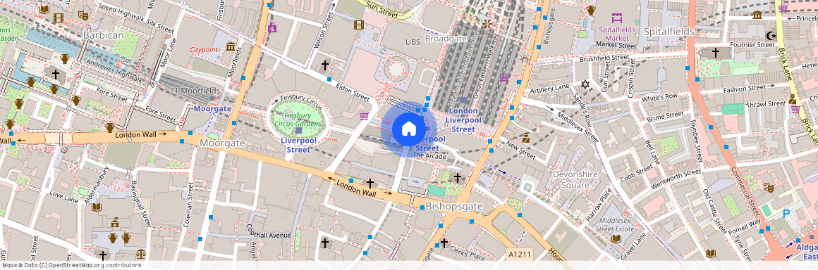 Sun Street, Liverpool Street, EC2A