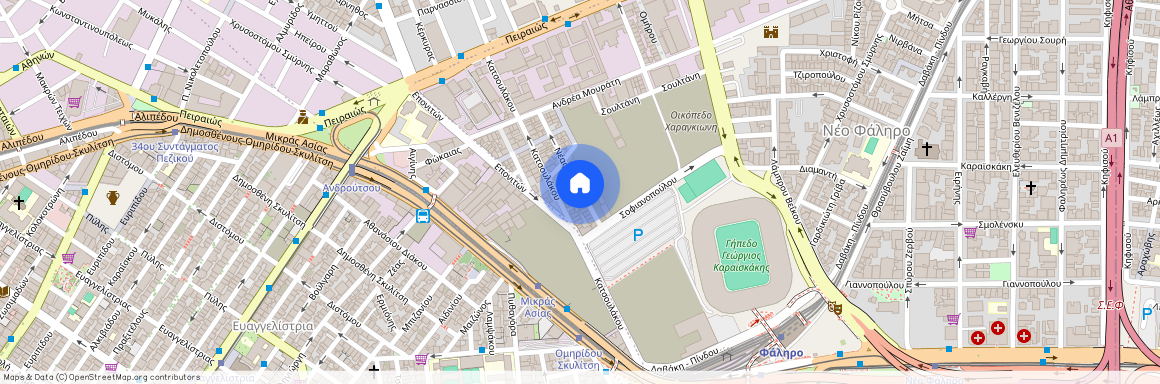 Νέας Ιωνίας, 26, Πειραιάς Ελλάδα, 18547, Καραϊσκάκη (Νέο Φάληρο)