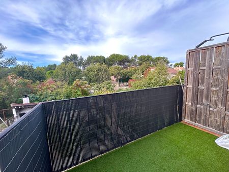 Appartement meublé à louer secteur Plan de Campagne T3 pièces 63.46m2 avec terrasse et garage en très bon état, avec garage et balcon, - Photo 3