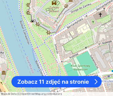 Apartament z 2 balkonami i widokiem na Wisłę - Zdjęcie 1