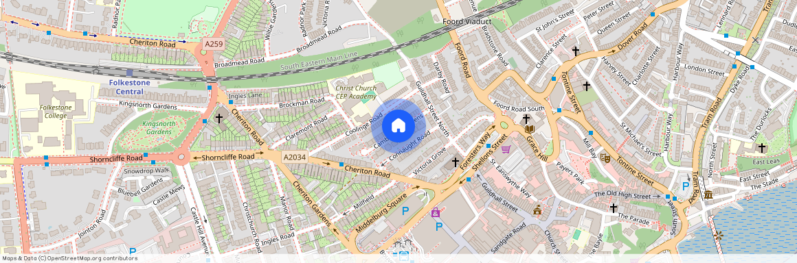 Connaught Road, Folkestone, CT20 1DA, Kent