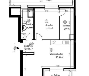Neustadt - 2 Zimmer Wohnung mit Einbauküche und TG Stellplatz -ganz... - Foto 5