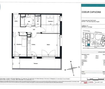 Location Appartement 3 pièces 60m² ANGERS 49100 - Photo 5